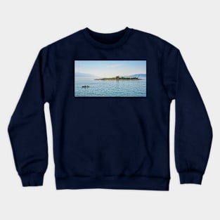 San Marino Island in Novi Vinodolski, Croatia Crewneck Sweatshirt